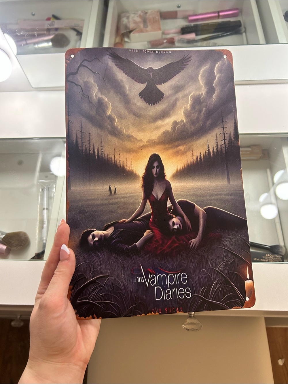 The Vampire Diaries Tin Wall Decor Sign